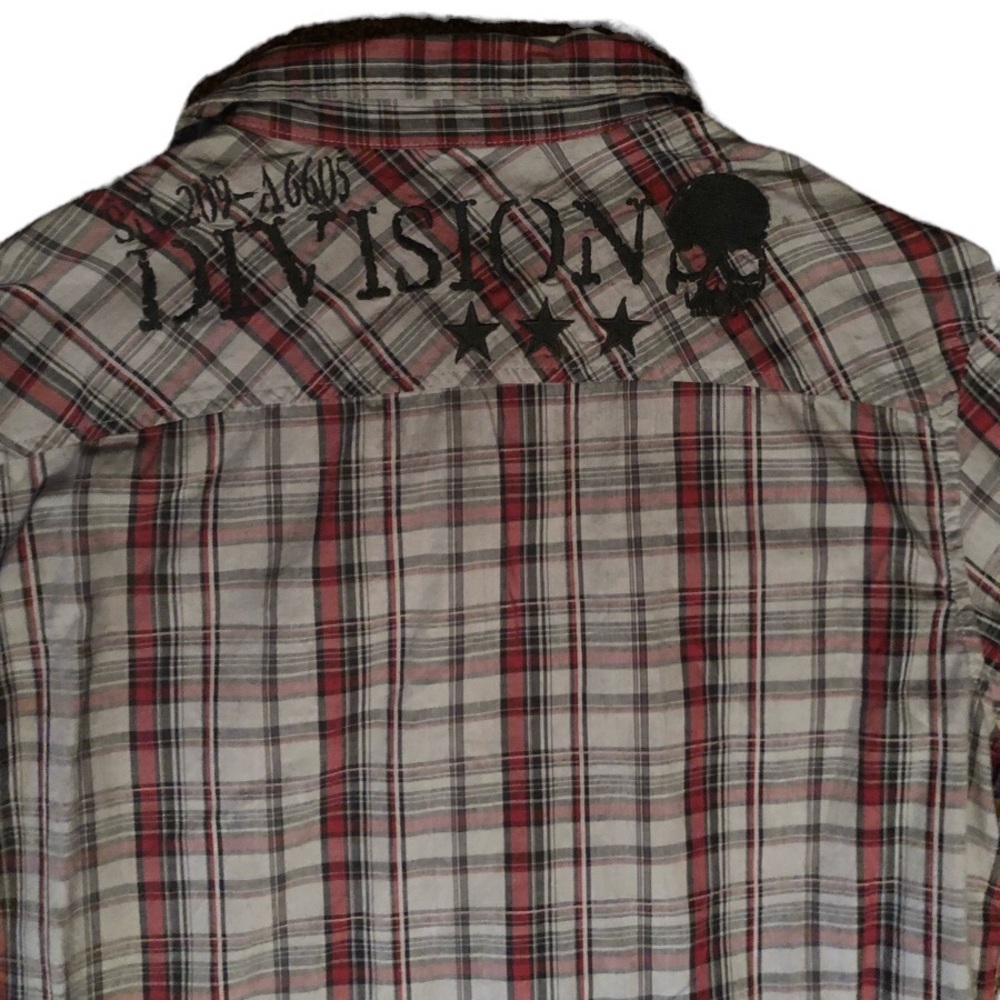 Mens large Helix casual long sleeve button down shirt